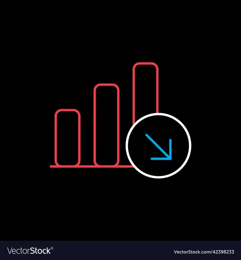 Decrease Icon Image Royalty Free Vector Image Vectorstock - Download Classic City Design | 4K