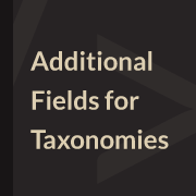 Customizing the html for a wordpress taxonomy term can be easily done by editing the category.php , tag.php or taxonomy.php file in your theme. How to Add Custom Meta Fields to Custom Taxonomies in WordPress