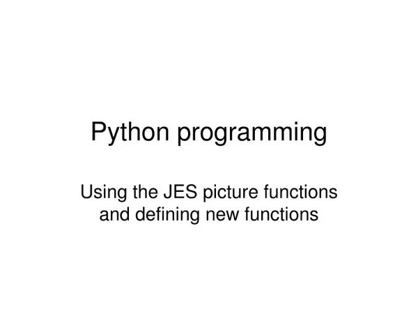 Ppt Introduction To Python Programming With Jes Basics Functions - Download Elegant Gradient Picture | HD