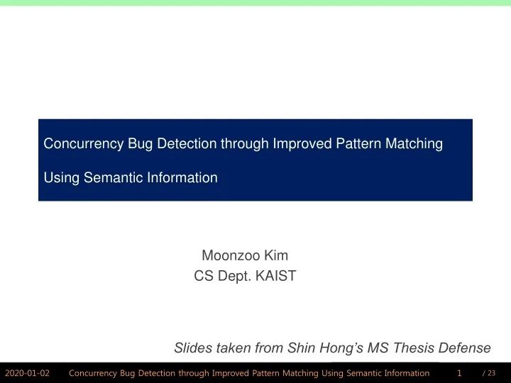 Concurrency Bug Detection Through Improved Pattern Matching Using - Creative Mobile Geometric Designs | Free Download
