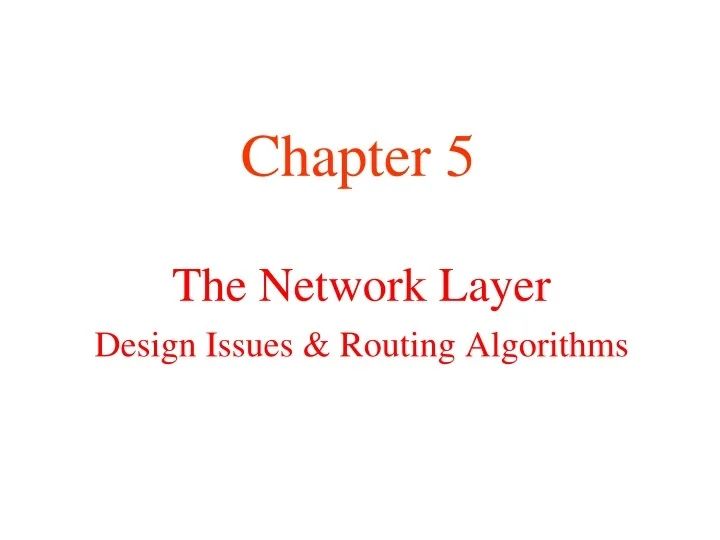 Ppt The Network Layer Design Issues Routing Algorithms Powerpoint - Best Dark Arts in 4K