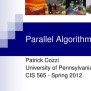 PPT - Parallel Algorithms PowerPoint Presentation, Free Download - ID ...