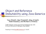 Ppt Object And Reference Immutability Using Java Generics Powerpoint