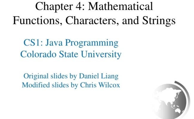 PPT - Java Programming: Characters, Strings, And Functions PowerPoint Presentation - ID:9547025