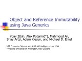 Ppt Object And Reference Immutability Using Java Generics Powerpoint