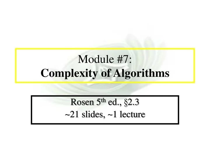 Algorithm Complexity Ppt Powerpoint Presentation Portfolio File Formats - Abstract Background Collection - Ultra HD Quality