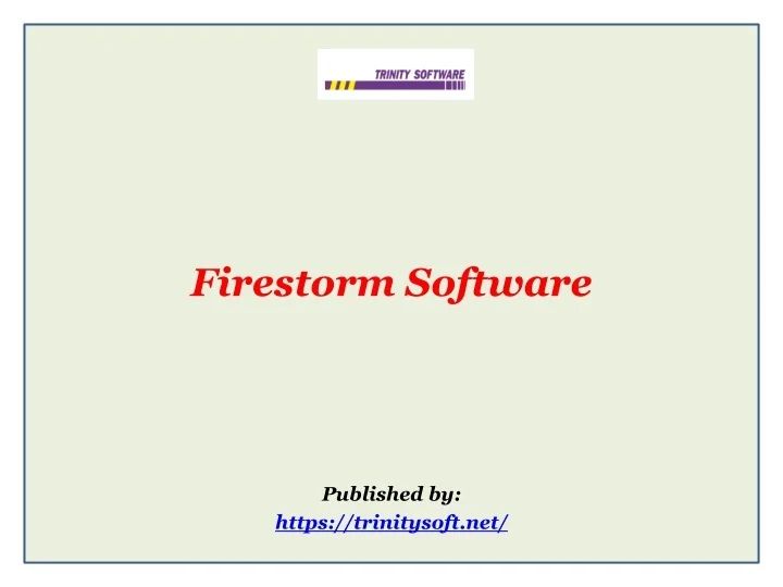 Firestorm Software Firestorm - Mobile Landscape Images for Desktop