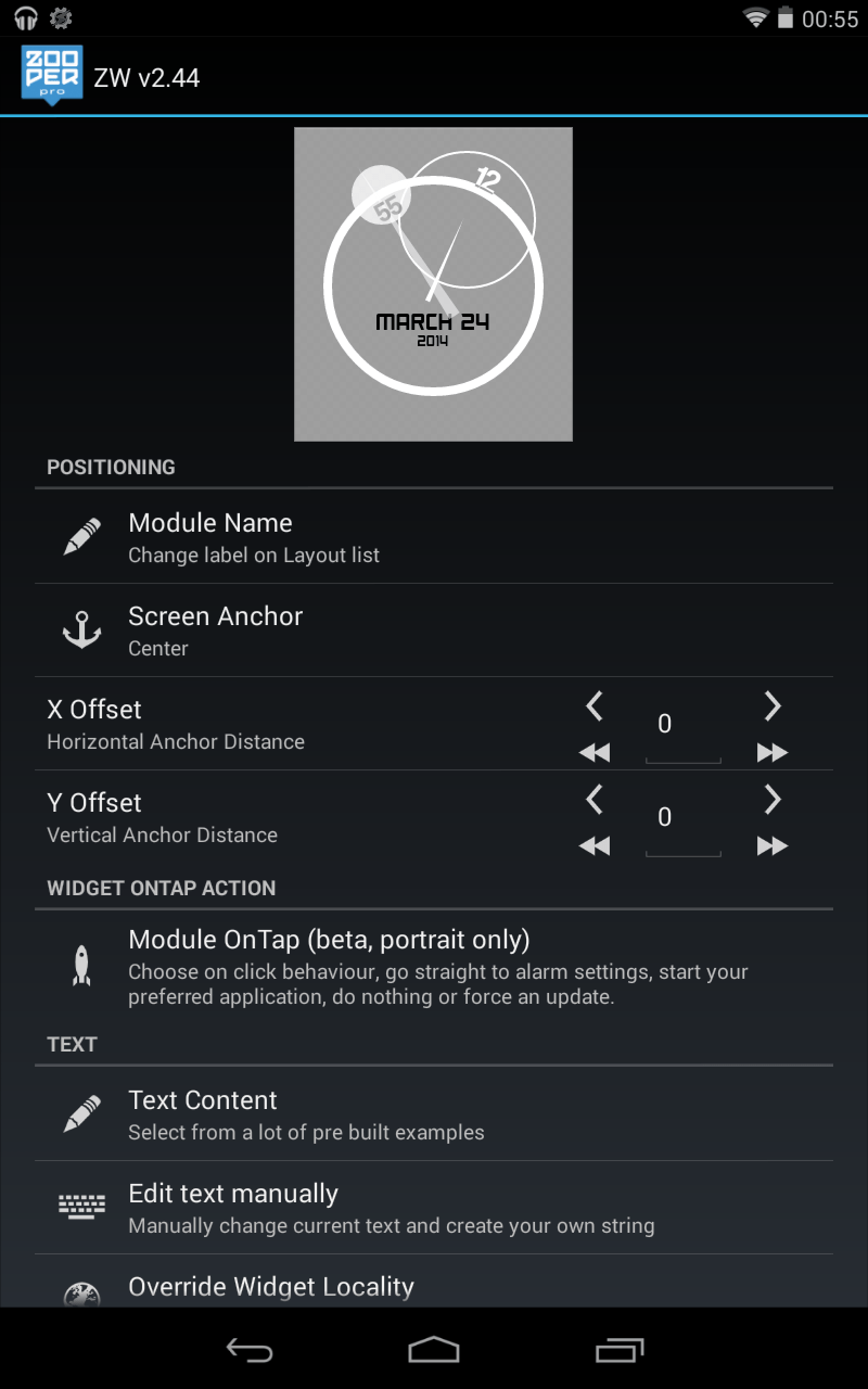 Android Customization How To Create A Custom Clock Widget Using Zooper Widget Android Authority