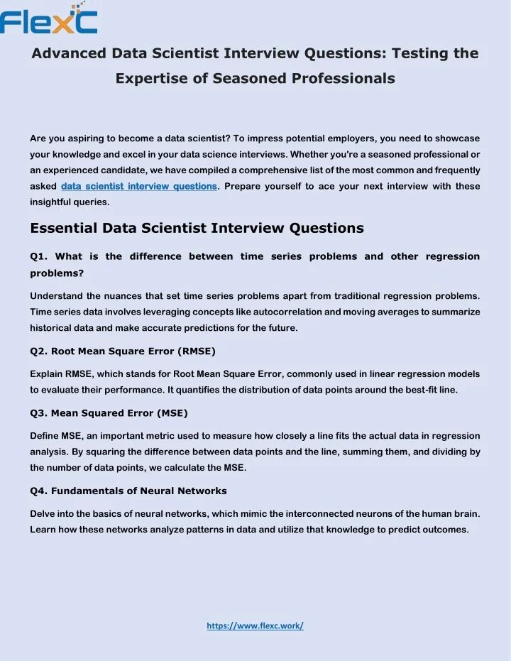 Ppt Advanced Data Scientist Interview Questions Testing The - Landscape Textures - Creative Full HD Collection