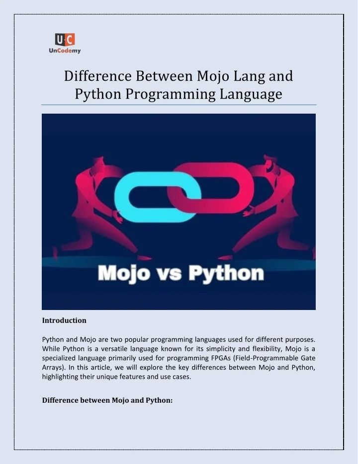 Discover Mojo Lang A Contender Or Complement To Python Codemotion Magazine - Landscape Wallpapers - Amazing Full HD Collection
