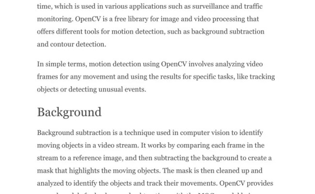 PPT - Python OpenCV Motion Detection – Detect, Track, Excel PowerPoint ...