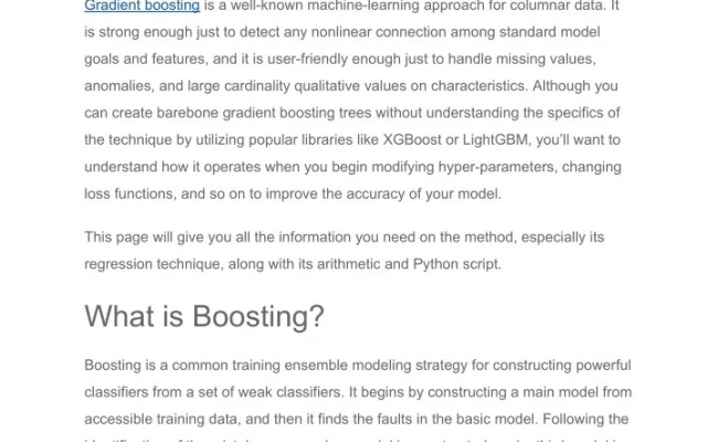 PPT - Gradient Boosting Algorithm In Machine Learning (1) PowerPoint ...