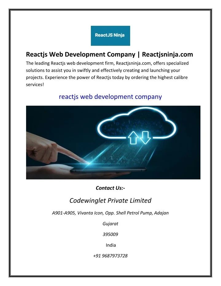 React Js Web Development Company React Js Development Services Presentation Free To Download - Classic Mobile Abstract Illustrations | Free Download