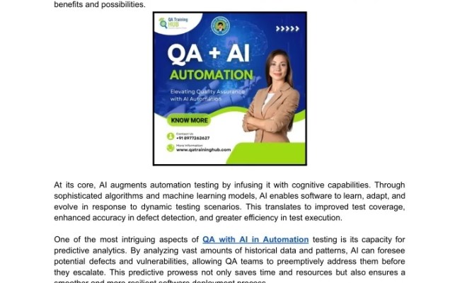 PPT - QA With AI In Automation Testing PowerPoint Presentation, Free ...