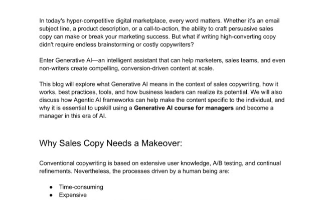 PPT - Using Gen AI To Write High-Converting Sales Copy PowerPoint ...