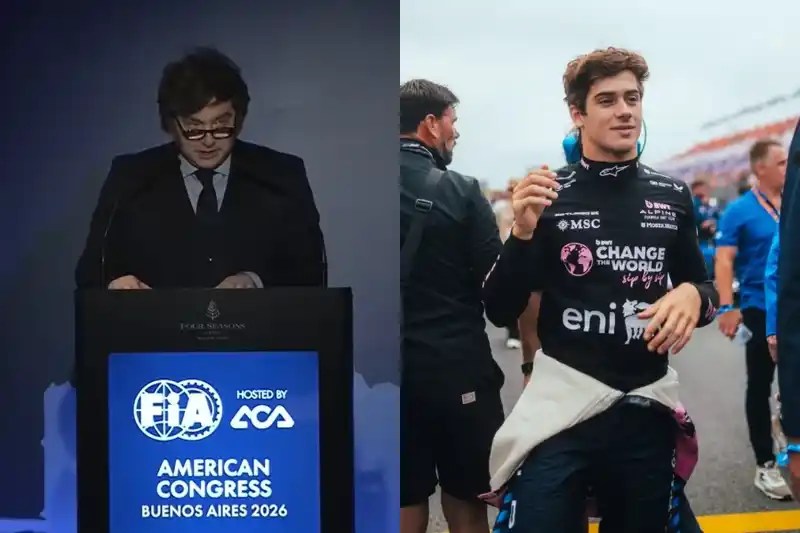 Milei pidió la vuelta de la Fórmula 1 a la Argentina en el Congreso de la FIA: “Queremos ver a Colapinto en el país”