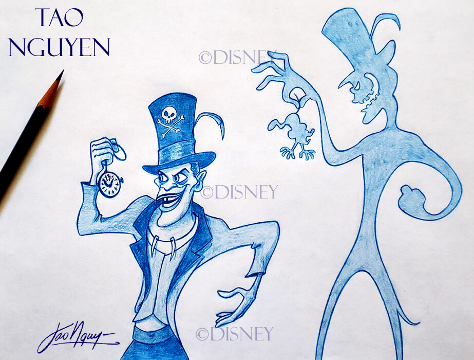 pix Dr Facilier Drawings dr facilier shadow drawing tao nguyen