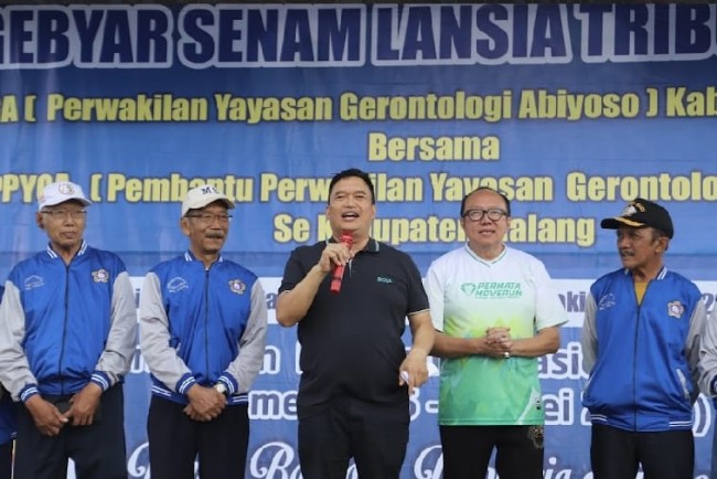 Sekda Budiar Apresiasi Senam Lansia Yayasan Gerontologi Abiyoso untuk Songsong Hari Lansia ke-30