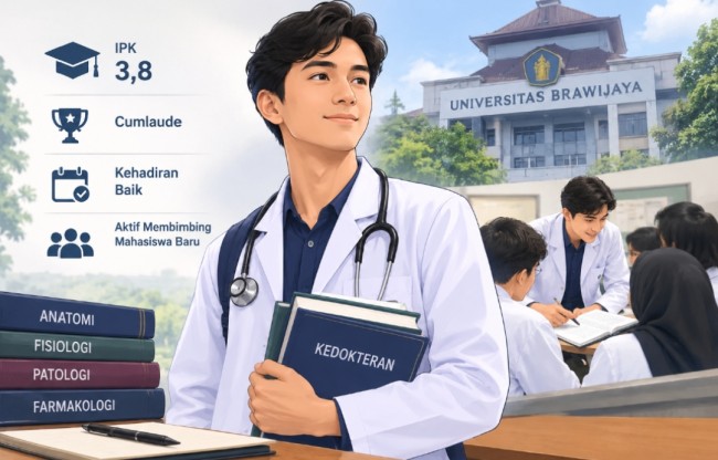 Bukan Mahasiswa Bermasalah, Korban Terjatuh dari Gedung UB Punya IPK 3,8