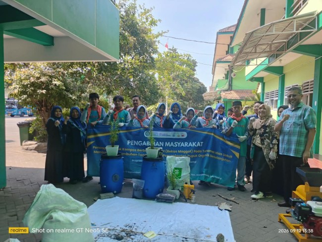 MTsN 2 Kota Malang Gandeng UNAIR Kembangkan Urban Farming Berbasis Riset
