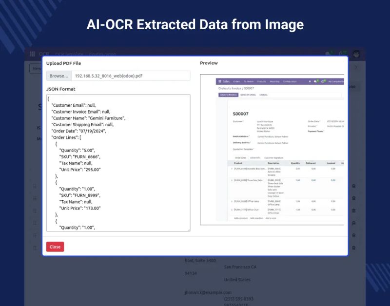 Invoice Data Extraction Using Ocr Ai Webkul Blog Ocr Engines Llms - Stunning Retina Minimal Patterns | Free Download