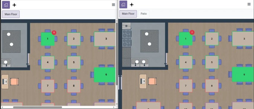 Table sync in Odoo POS Restaurant Real Time Sync