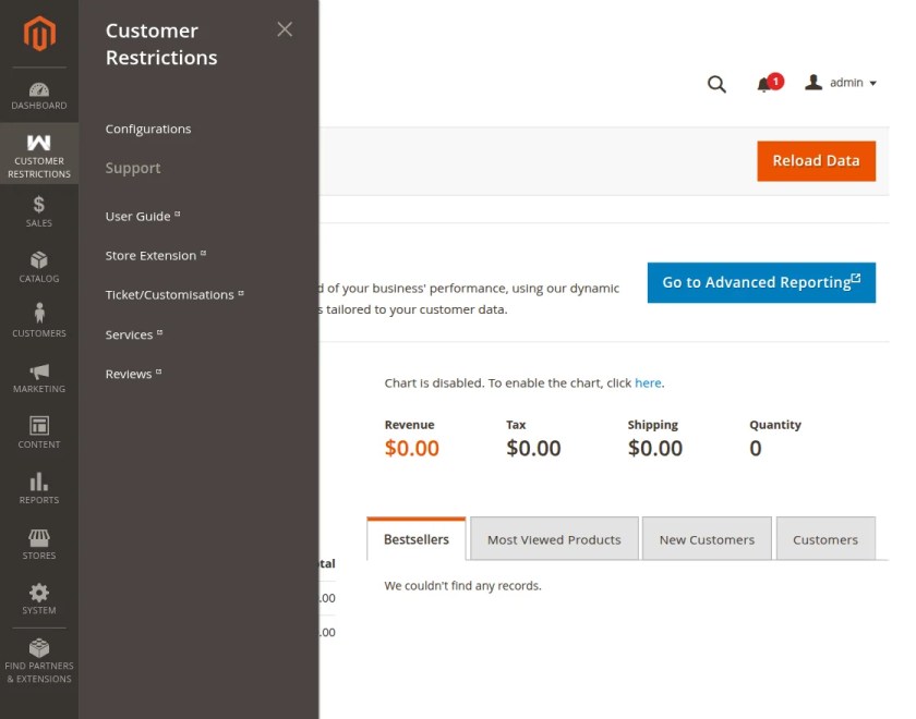 customer restriction