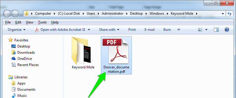 protected file