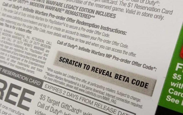 cod beta code