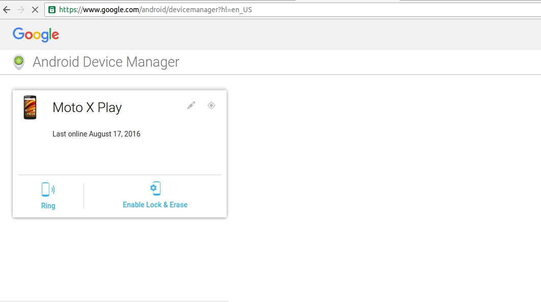 android device manager website