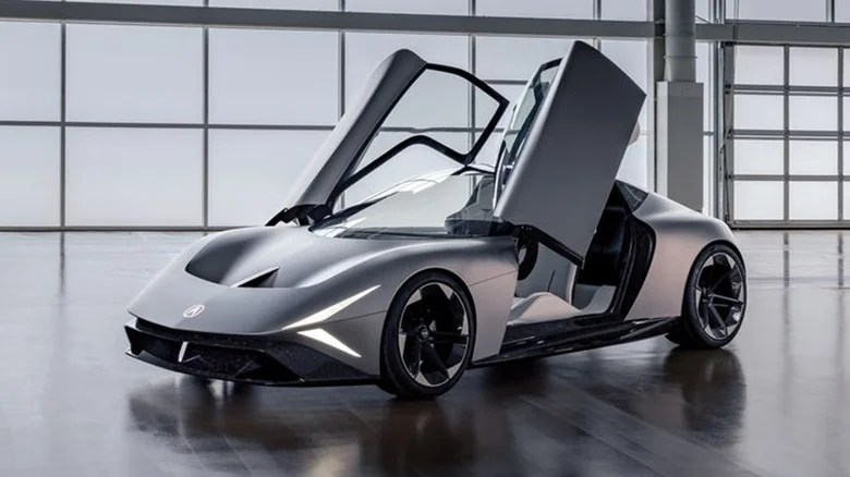 Acura NEXERA Vision Supercar: Butterfly Doors And Phantom Lighting Acura NEXERA Vision Supercar: Butterfly Doors And Phantom Lighting