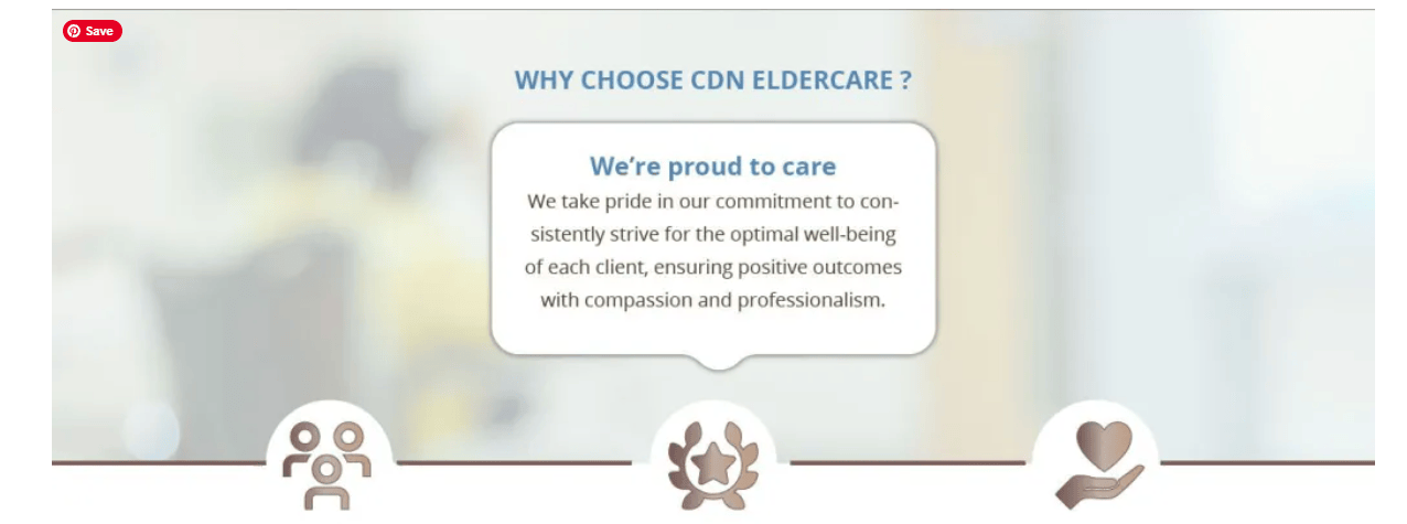 Why Choose CDN Eldercare and We are Proud to Care Banner