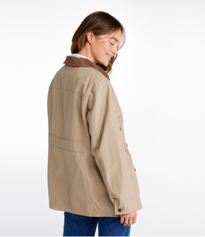 womens adirondack barn coat flannel-lined casual jackets at llbean on women's barn jacket coat