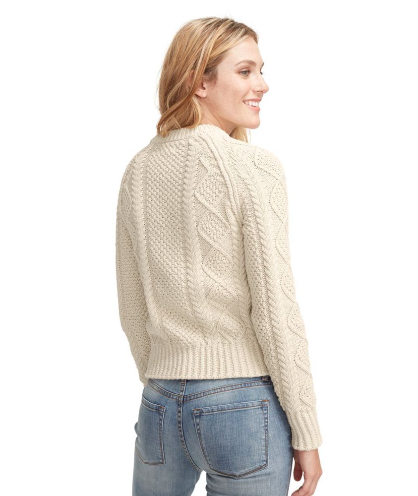 womens signature cotton fisherman sweater sweaters at llbean on women's fisherman sweater uk