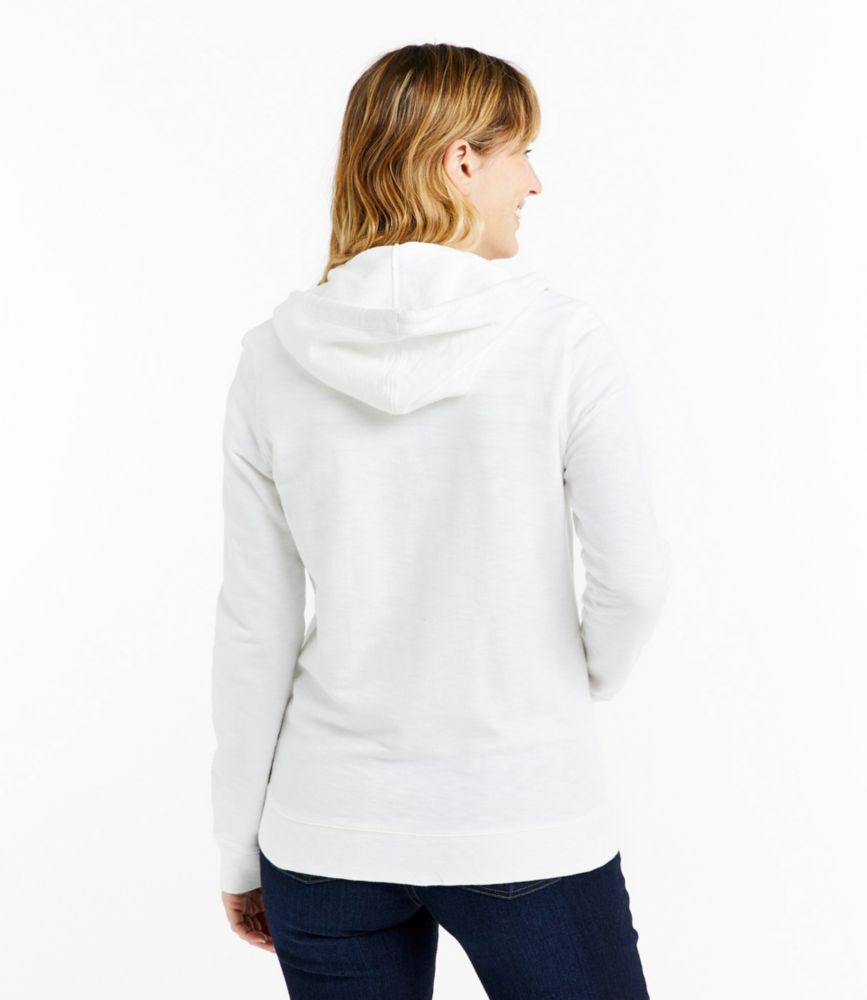 womens organic cotton hooded sweatshirt long-sleeve sweatshirts fleece at llbean on women's cotton pullover sweatshirts
