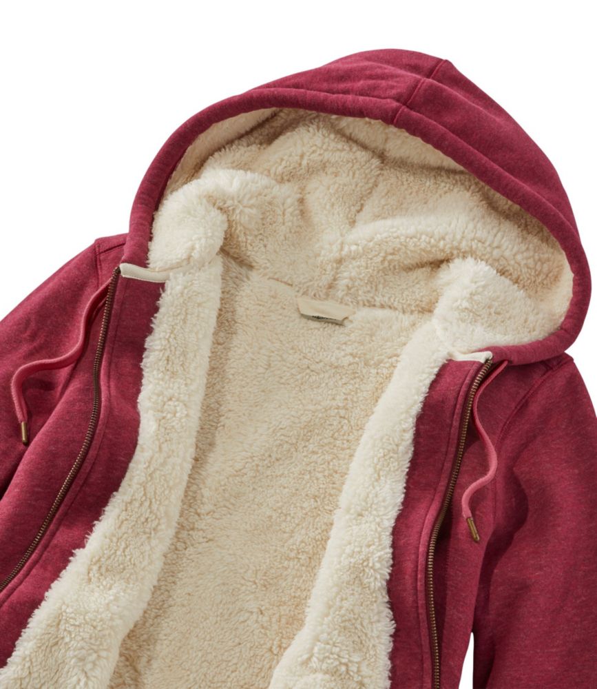 womens sherpa-lined hoodie sweatshirts fleece at llbean on sherpa hoodie womens uk
