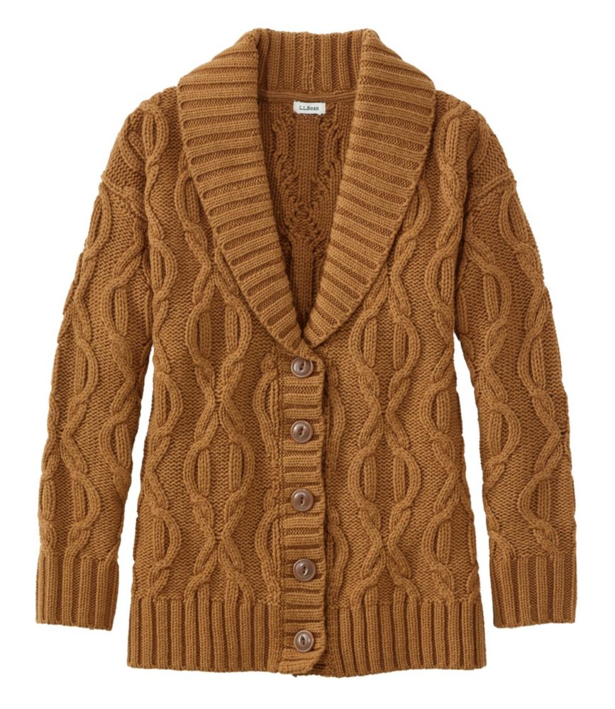 womens cozy fisherman sweater cardigan sweaters at llbean on women's fisherman sweater cardigan