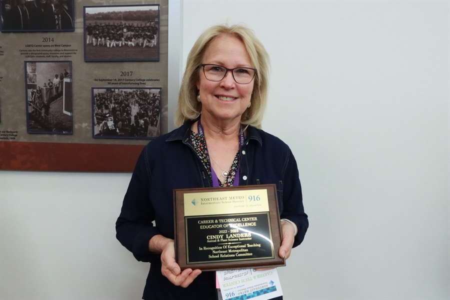 916 career + tech center's educator of the year