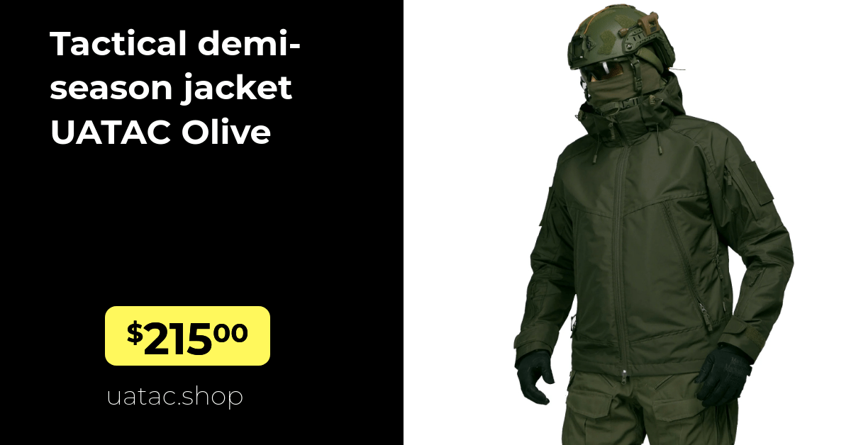 Uatac Tactical Demi Season Jacket Gen 5 6 Olive Membrane