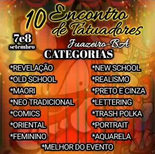Cartaz convenção de tatuagem ilhéus bahia Eventos E Convencoes De Tatuagens Na Bahia