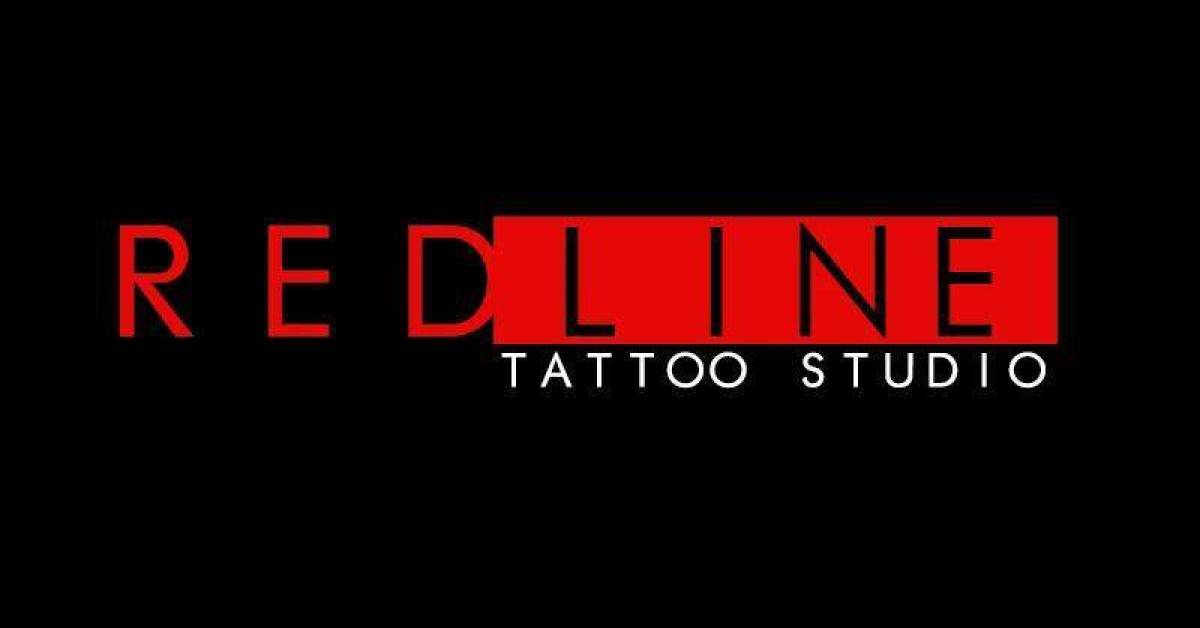 Red line tattoo