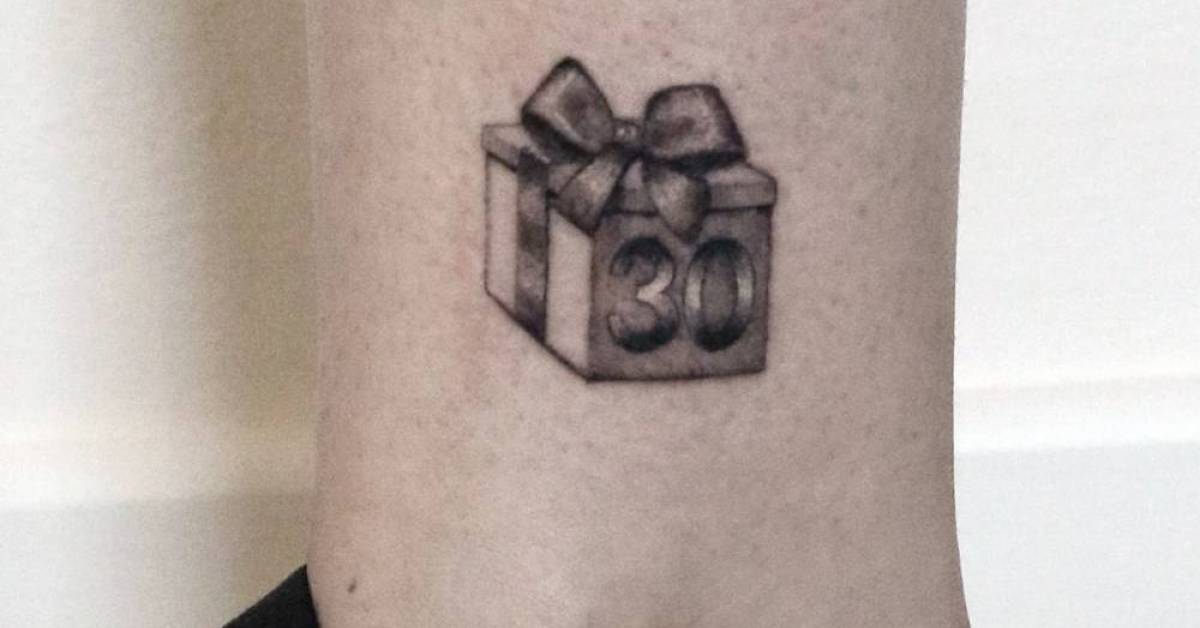 Present box tattoos