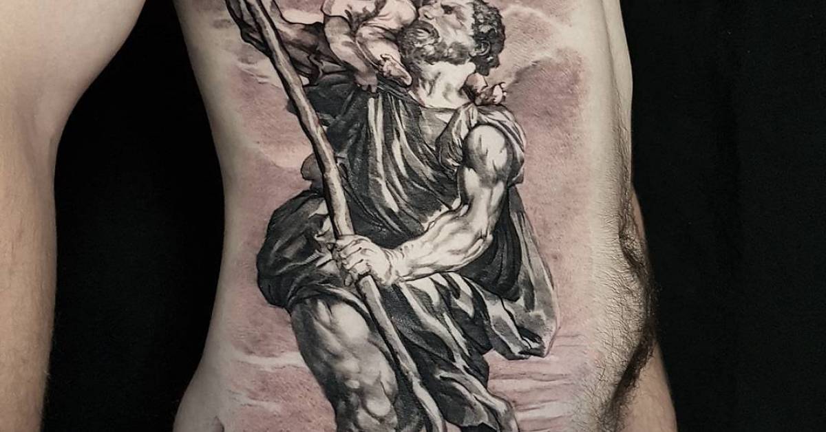 Saint christopher tattoos