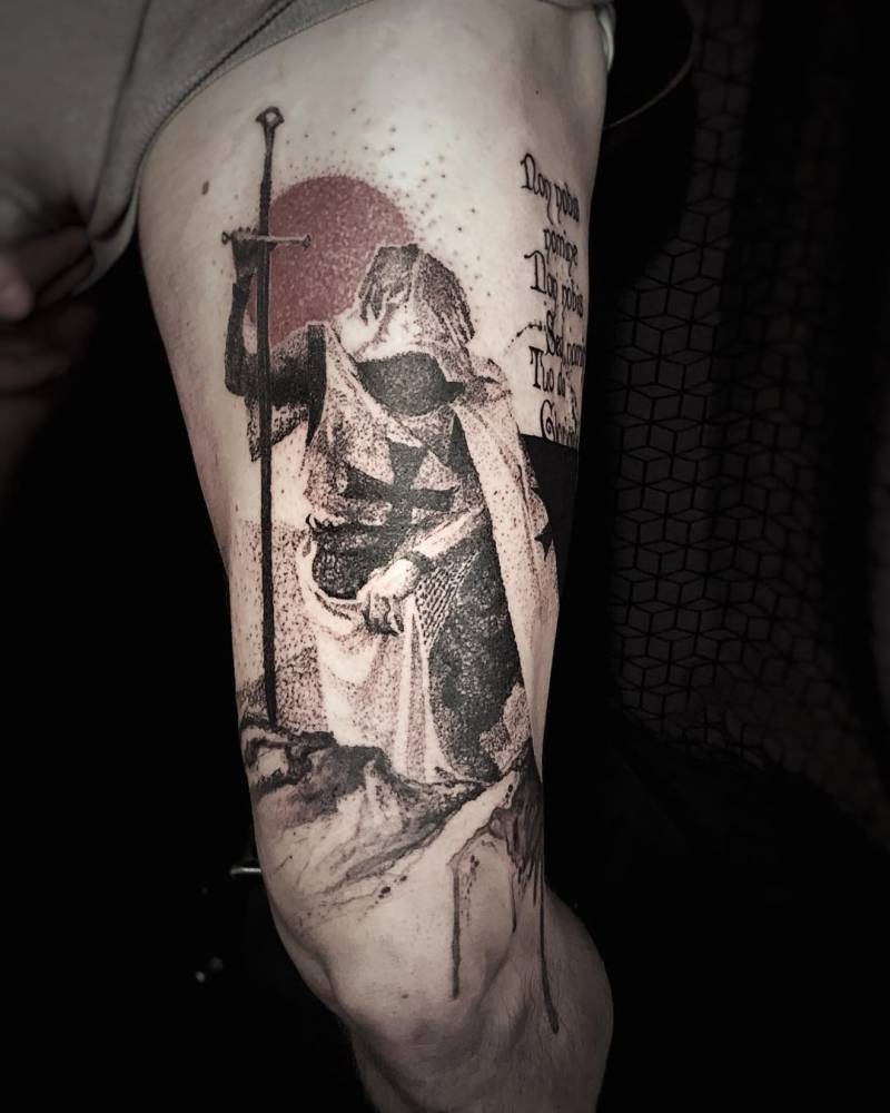 Cavaleiros templários tatuagem braço 100 Ideias De Cavaleiros Templarios Em 2021 Cavaleiros Templarios Templarios Templarios
