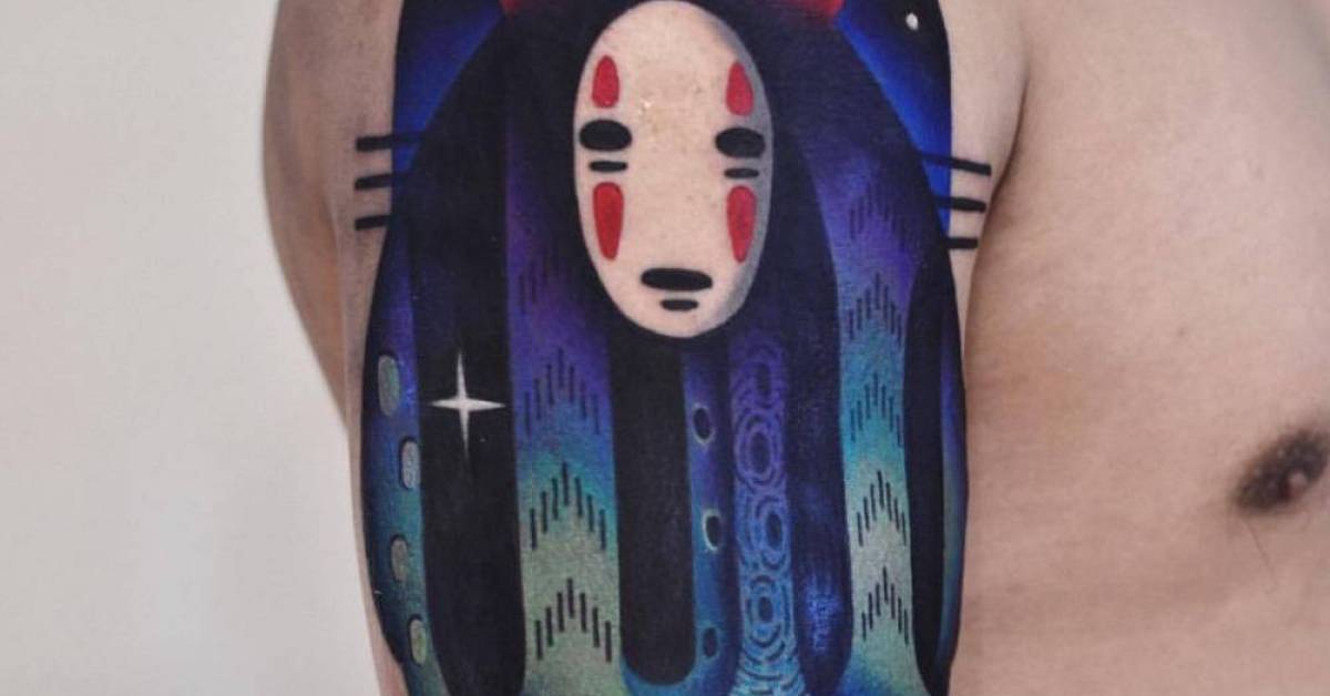 No-Face (Kaonashi) Tattoos | Tattoofilter 628_x_1200_jpg