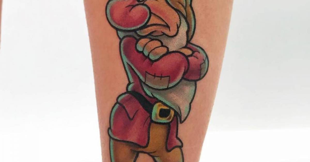 Branca de neve eo sete anoes tatuagem Tatuagens De Personagens Da Disney