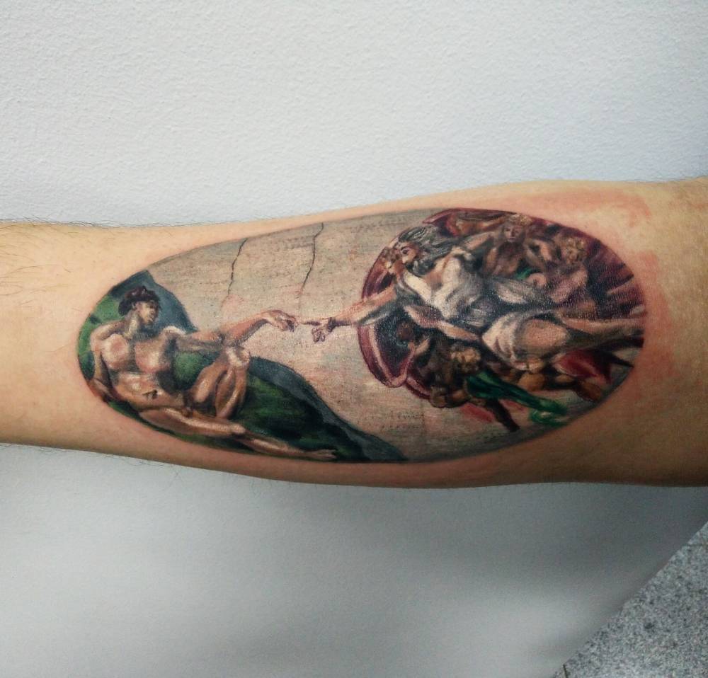 Tatuajes De La Creacion De Adan Tattoofilter