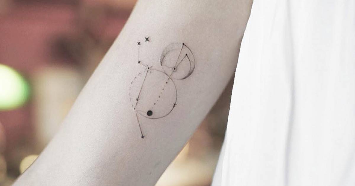 Zodiacal Constellation Tattoos For The Minimalists 628_x_1200_jpg