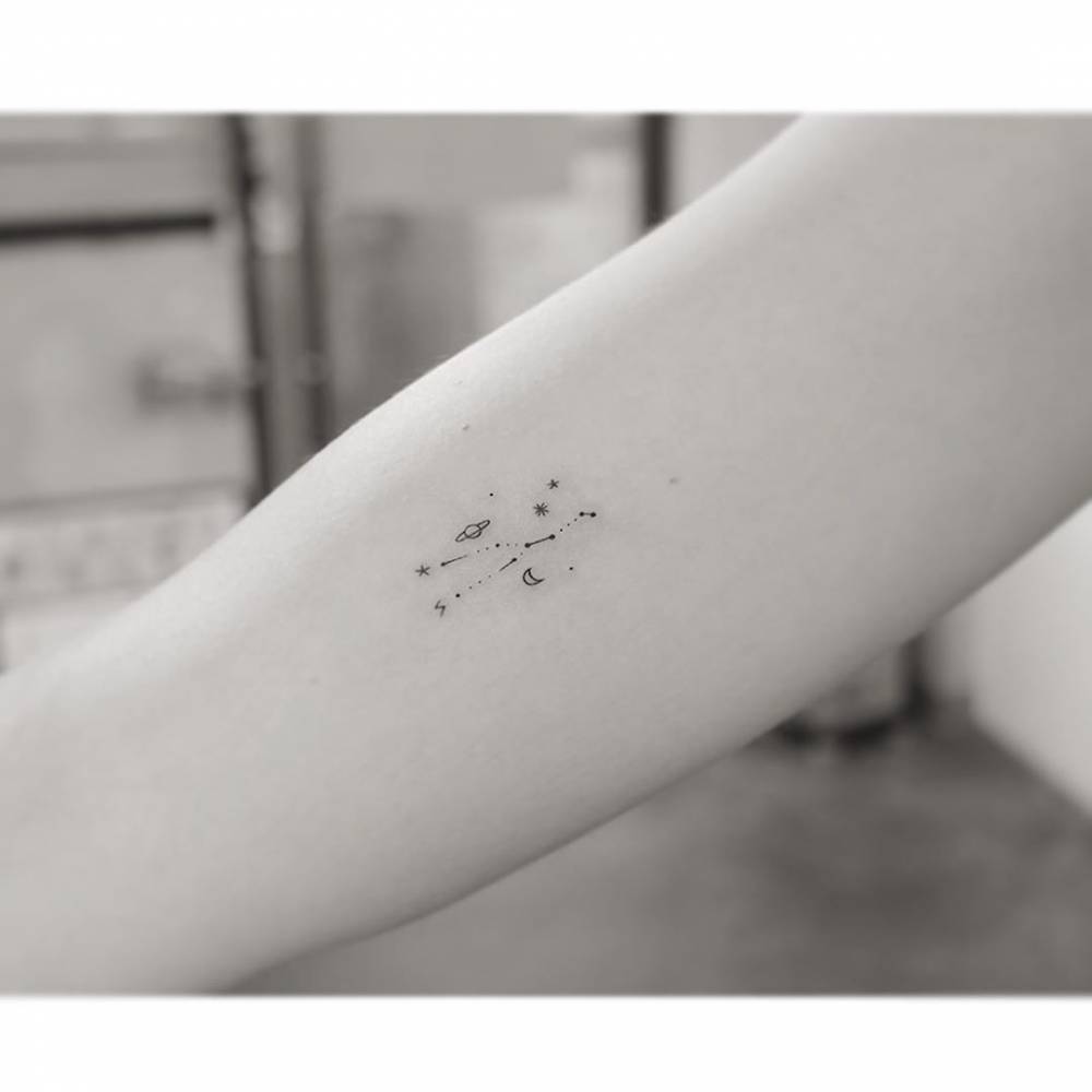 Taurus Constellation Tattoo On The Inner Arm. 1000_x_1000_jpg
