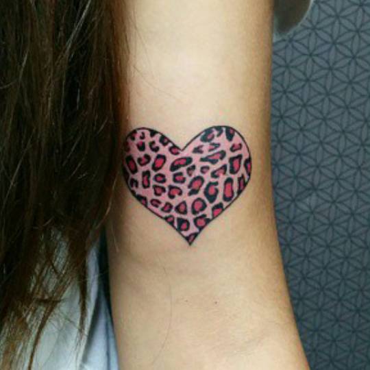 Bicep Tattoo Of A Pink Leopard Patterned Heart By 540_x_540_jpg